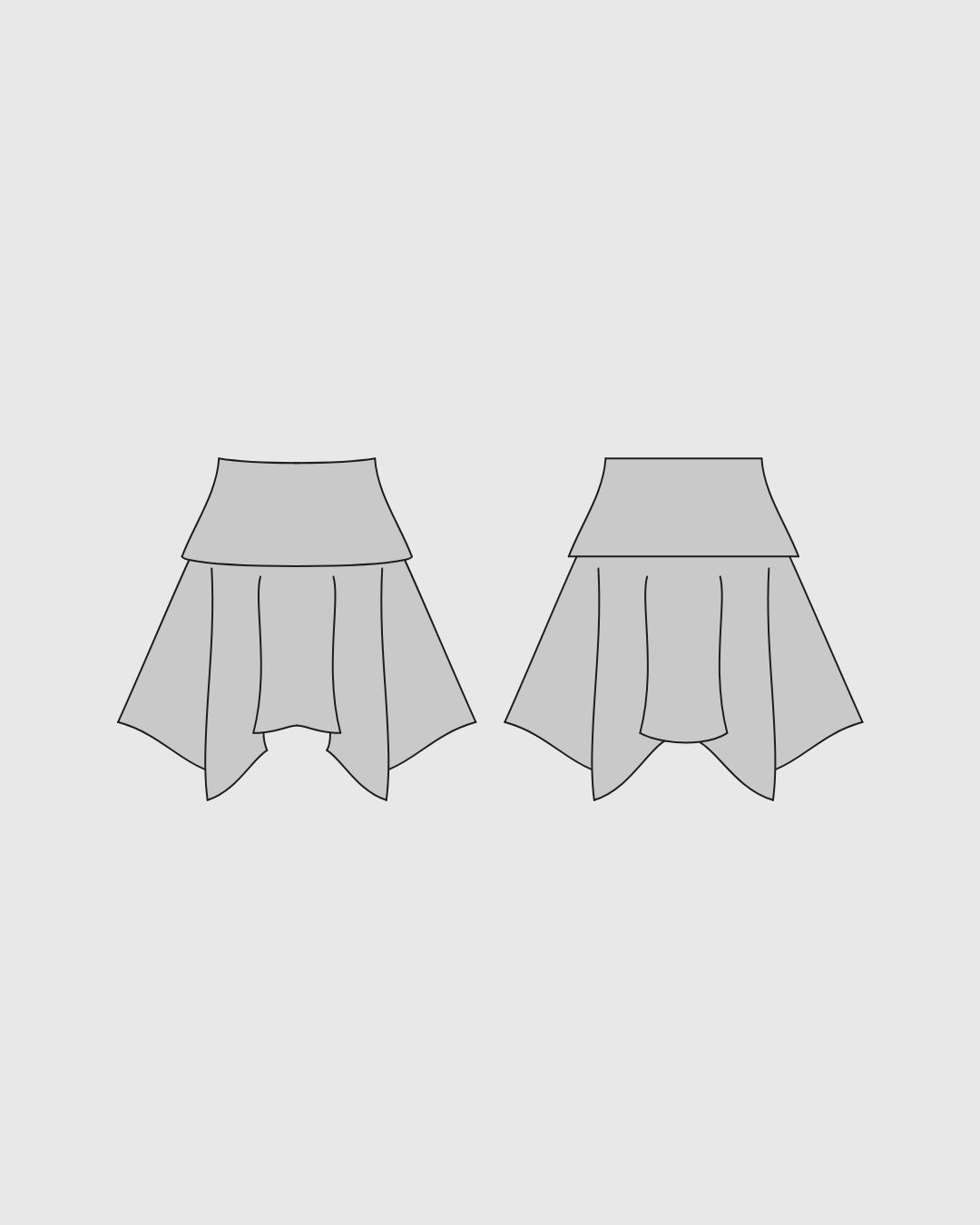 Editable flat sketch template 7