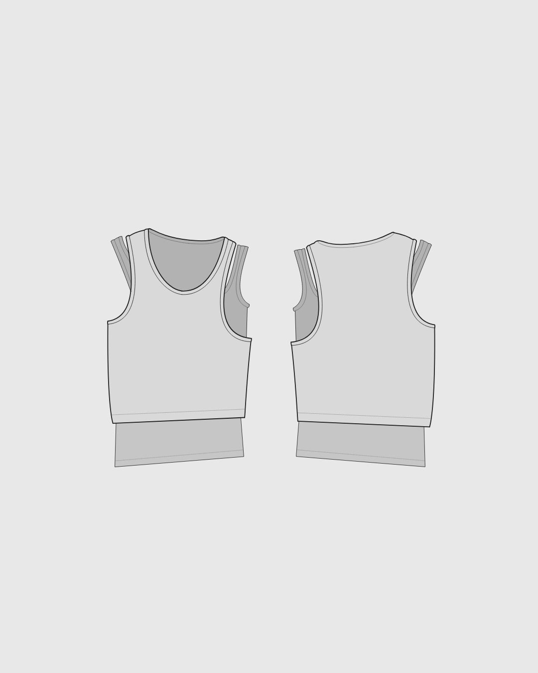 Editable flat sketch template 5