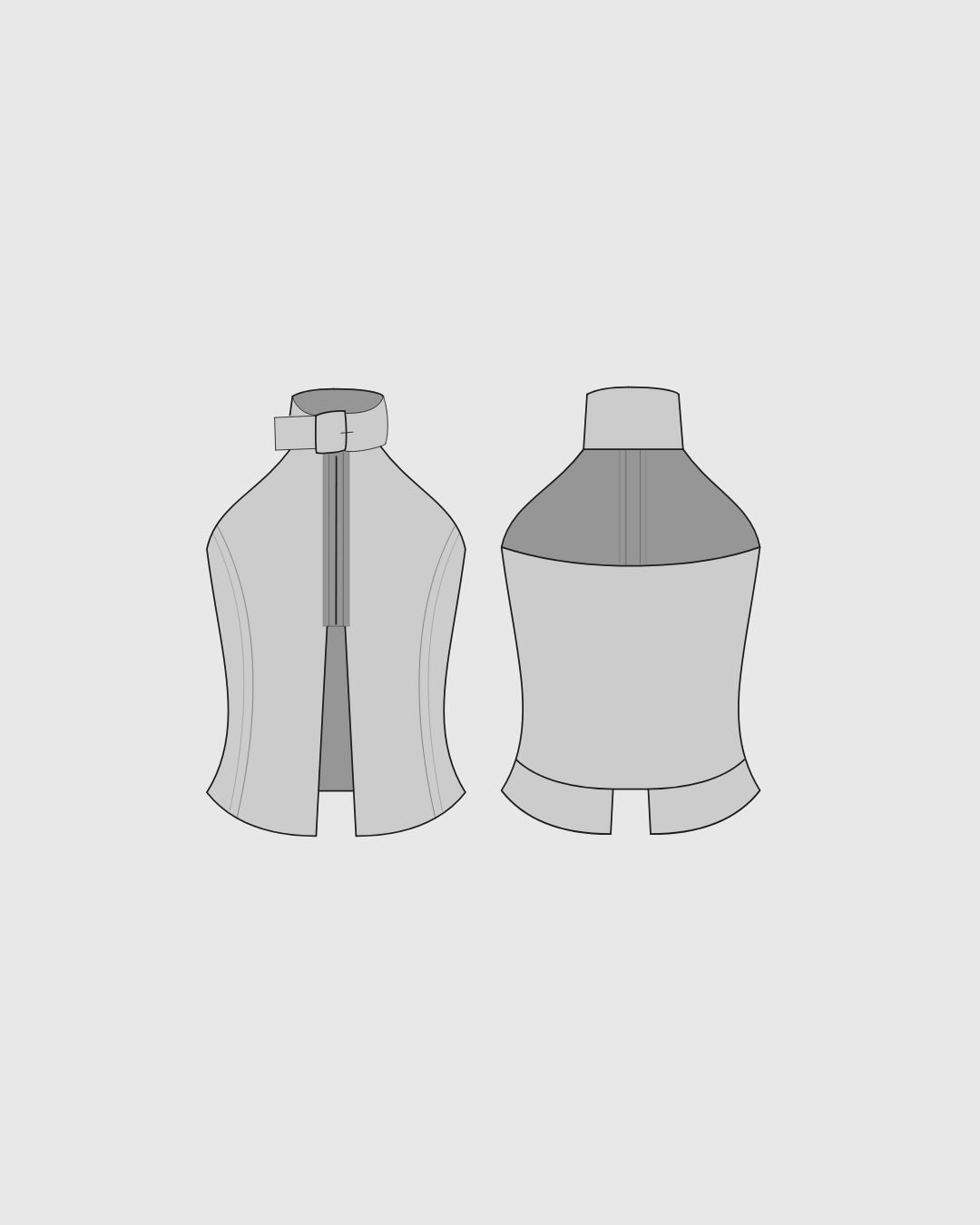 Editable flat sketch template 2
